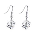 thumbnail image 1 of XZNGL Fashion Crystal Drop Earring Necklace Dangle Earrings Long Jewelry Set, 1 of 9