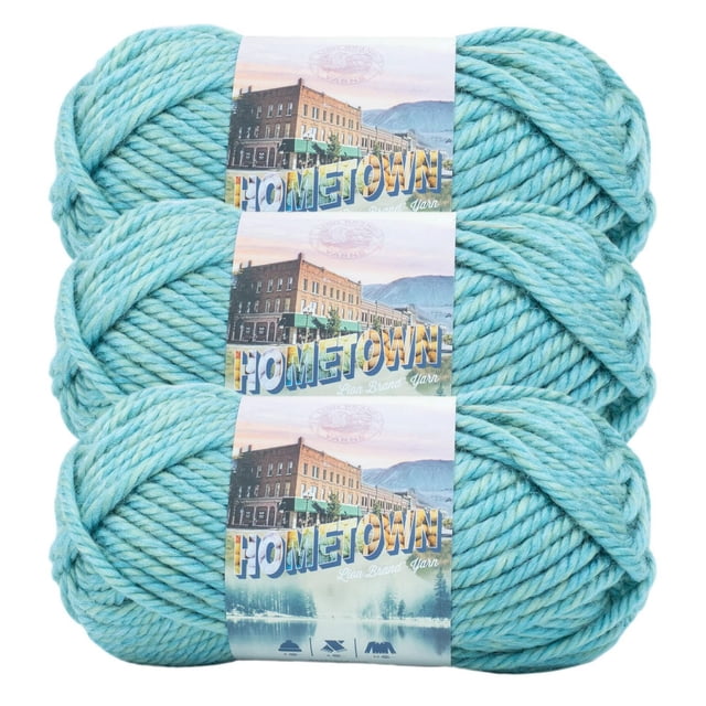 Lion Brand Hometown Yarn - Blue Sky
