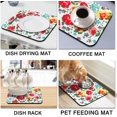 thumbnail image 5 of Coffee Bar Mat Accessories for Countertop Absorbent Hide Stain Rubber Backed Dish Drying Mats for Kitchen Counter Draining Pad Decor Gift Fit Under Coffee Maker Coffee Pot Espresso Machine (18x16in), 5 of 5