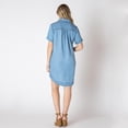 thumbnail image 4 of Devoted Mini robe en denim à manches courtes, 4 of 4