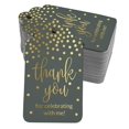thumbnail image 1 of Inkdotpot Pack Of 100 ThankYou For Celebrating With Me Birthday Favor Paper Tags Craft Real Gold Foil Hang Tags, 1 of 1
