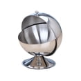 thumbnail image 2 of Stainless Steel Multipurpose Sugar Bowl with Roll Top Seasoning containers Creative Storage Sugar Bowl with Roll Top Stainless Steel Spherical Sugar Jar, 2 of 9
