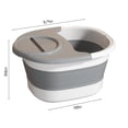 thumbnail image 3 of Dvkptbk Bubble Feet Foldable Foot Bath Bucket with Handle and Lid, Portable Foot Bath Spa Bucket with Massage Acupoints, Portable Foot Bath Bucket, Foldable Spa Bucket for Foot, 3 of 6