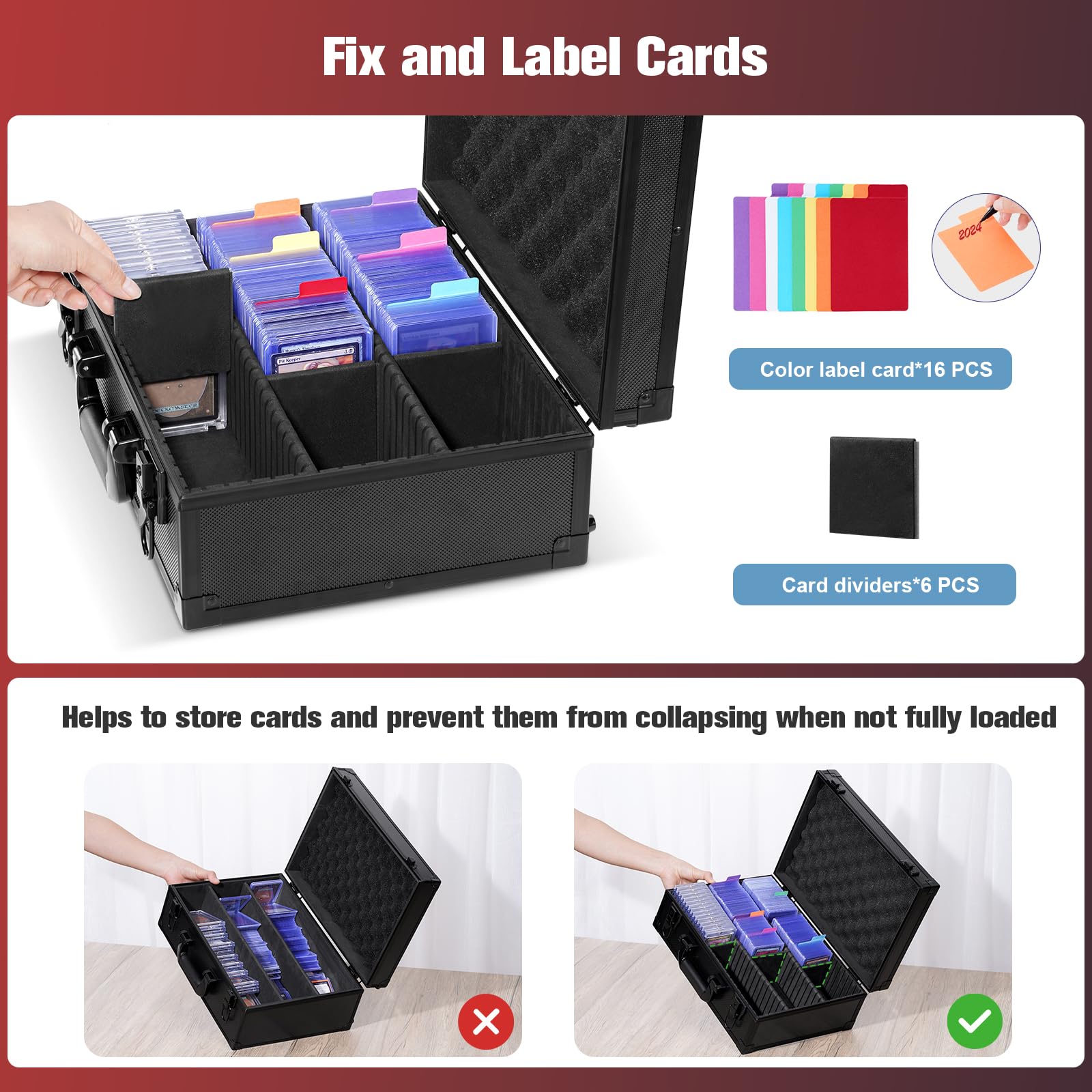 ProCase Étui De Transport Pour 300 Cartes à Collectionner – MTG, TCG, Yu-Gi-Oh