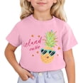 thumbnail image 1 of HNMKIU T-Shirt à Manches Courtes Imprimé Mignon pour Filles - Adorable Haut à Col Rond pour Usage Quotidien et Activités, 1 of 4