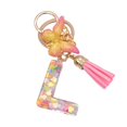 thumbnail image 2 of Porte-clés 26 Lettres Papillon Femmes Compact Longue Durée Porte-Clés Sac Décoration, 2 of 8