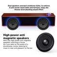 thumbnail image 4 of Computer Speakers, Wooden Desktop Soundbar Plug and Play Low Noise HiFi Stereo  for PC, 4 of 7
