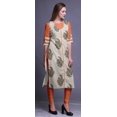 thumbnail image 3 of Bimba Kurta Droite en Rayonne Slub Imprimée Indienne Tunique à Manches 3/4 pour Femmes, 3 of 6