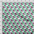 thumbnail image 4 of oneOone Rayon Green Fabric Geometric Fabric For Sewing Printed Craft Fabric By The Yard 56 Inch Wide, 4 of 4