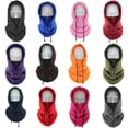 thumbnail image 1 of Graflsoa Unisex Winter Balaclava for Cycling, Hiking & Skiing - Adjustable Drawstring, Fleece-Lined, Windproof & Warm, Multifunctional Scarf & Hood, Available in Multiple Colors (TT-DT-07#), 1 of 6