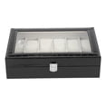 thumbnail image 5 of Fdit Watch Display box, Watch Organizer Box,12 Soft Pillow Watch Box Jewelry Display Storage Organizer Box Case, 5 of 5
