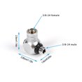 thumbnail image 4 of Diving Regulator 360-Degree Rotation Connector Low/High Pressure Wear-resistant Hose Adapter Diving Accessories Underwater Low Pressure, 4 of 7