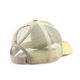 thumbnail image 2 of Ponytail Messy Buns Trucker Plain Baseball Visor Cap Unisex Glitter Hat, 2 of 3