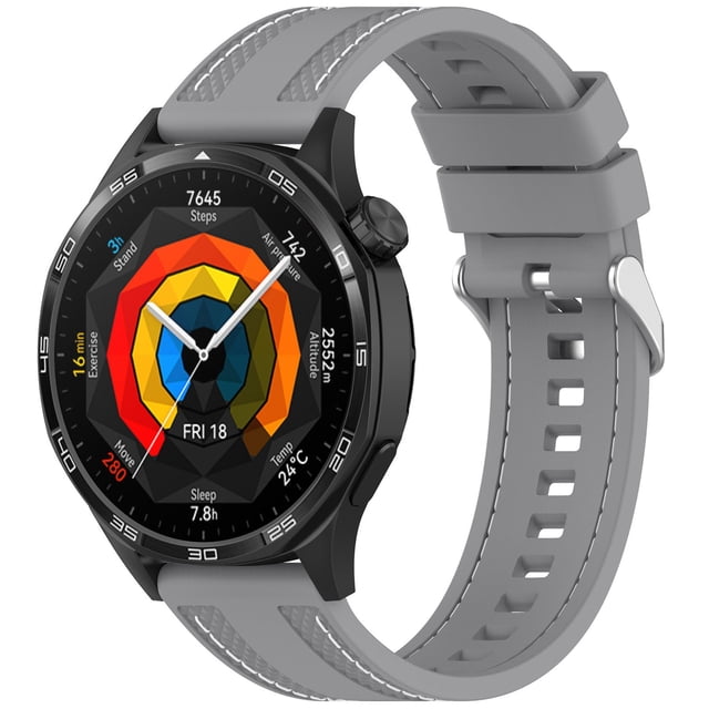 Outstanding Silicone Sports Sweat Proof Solid Color Watch Band With Convenient Adjustment And Wide Compatibility Compatible With Smartwatch