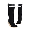 thumbnail image 4 of Babysbule Boots for Women Winter Ladies Super High Heel Colorblock Pointed High, 4 of 5