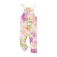 thumbnail image 2 of RXIRUCGD Combinaisons Décontractées pour Filles Sans Manches Combinaisons d'Été Pantalons Longs avec Poches pour 5-14 Ans ( Multicolore, Taille : 11-12 Ans ), 2 of 6