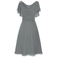 thumbnail image 1 of RKSTN Robes d'Invitée de Mariage pour Femmes Formelles Demoiselle d'Honneur Taille Haute Fête Bal Robe de Cocktail, 1 of 4