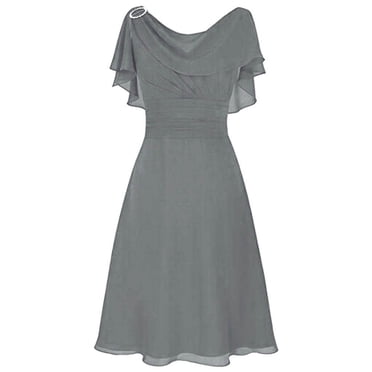 RKSTN Wedding Guest Dresses for Women Formal Wedding Bridesmaid High-waist Party Prom Gown Cocktail Dress