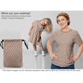 thumbnail image 5 of oneOone Cotton Jersey Light Brown Fabric Random Craft Projects Decor Fabric Printed By The Yard 58 Inch Wide, 5 of 5