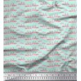 thumbnail image 1 of Soimoi Poly Georgette Fabric Flamingo Bird Print Fabric by The Yard 52 Inch Wide, 1 of 3