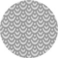 thumbnail image 1 of Ahgly Company Tapis d'Intérieur Lavable en Machine Carré Transitionnel Gris Canon, 3 Pieds Carré, 1 of 7