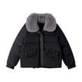 thumbnail image 4 of EGNMCR Parkas à Manches Longues Veste Décontractée à Capuche Colorée pour Femmes Veste en Coton pour Femmes, 4 of 6