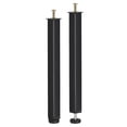 thumbnail image 1 of Unique Bargains 2 Pack Adjustable Height Bed Frame Support Legs(350mm-385mm/13.8'-15.2'), Black, 1 of 5