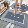 thumbnail image 1 of Sokhug Bath Mats for Bathroom Floor Set 2PC Rubber Non Slip Quick Dry Rug Sets Super Absorbent Thin Bathroom Rugs Washable Bathroom Floor Mats, 1 of 1