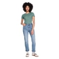 thumbnail image 2 of George Women's Rib Crew-Neck T-Shirt, 2 of 6