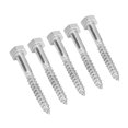 thumbnail image 2 of Wood Self Tapping  Screw, Hex Lag Screws Neat DIN571 Standard 25PCS Excellent 304 Stainless Steel  For Carpentry, 2 of 8