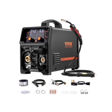 VEVOR Pro MIG Welder 250A Pluse Mig Welding Machine 5-in-1 Synergic Welder Machine