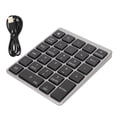 thumbnail image 2 of Clavier Numérique, Pavé Numérique Filaire Rechargeable par USB pour Presque Tous les Ordinateurs avec USB, Mini Pavé Numérique Étanche à 28 Touches pour IOS, pour, pour, 2 of 7