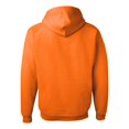 thumbnail image 2 of Jerzees Mens NuBlend Pull Over Hooded Sweatshirt, L, Safety Orange, 2 of 2