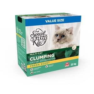 Special Kitty Clumping Cat Litter Scented with Baking Soda 22 kg Box
