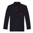 thumbnail image 1 of Unisex Short Long Sleeve Chef Jacket Coat Hotel Kitchen Service Uniform Workwear, 1 of 9