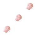 thumbnail image 3 of Thinsony Hip Hop Baseball Cap With Ring Decor For Stylish Look Cotton Ring Baseball Hat Fits All Head Shape Comfortable Ring Pink 3Set, 3 of 6