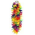 thumbnail image 2 of Fantastik Party 3 Colliers de fleurs colorés en polyester sur le thème hawaïen, cadeaux de fête pour les célébrations, 2 of 4