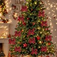 thumbnail image 4 of Outdoor Christmas Decorations,6-Piece 9cm Mini Christmas Tree Hanging Ornament Set, Small Holiday Decoration for Display, 4 of 8