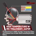 thumbnail image 3 of 48v 1000w Motorcycle Speed ​​Controller Replacement for Electric Scooter E Bike Tricycle Brush Motor, 3 of 5