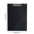 thumbnail image 4 of Tyidzon Plastic Clipboard with Storage, 12 X 9 Inch Plastic Clip Board, Storage Clipboard for Classroom, Teacher, Student, Writing, Black, 4 of 9