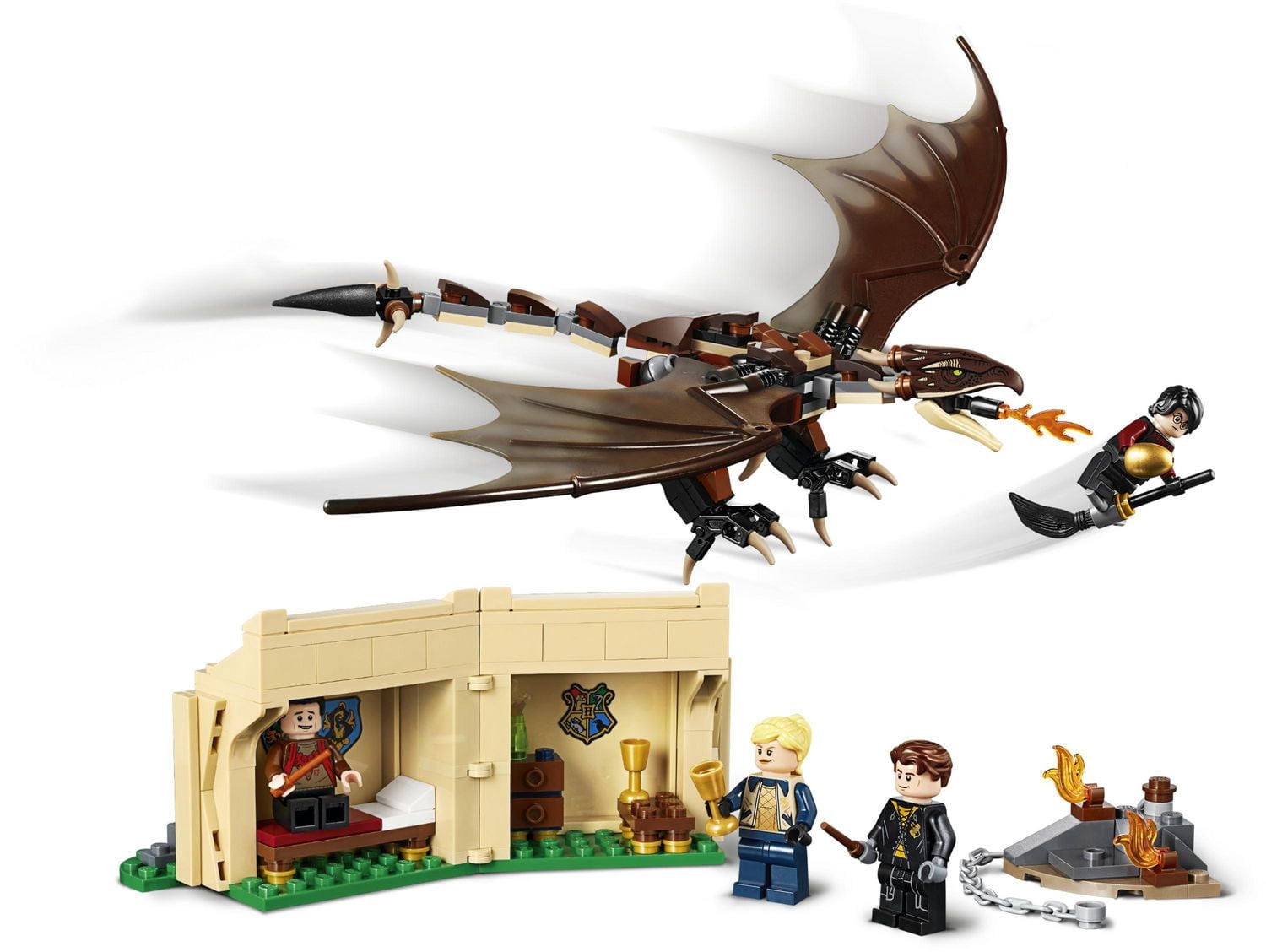 LEGO Harry Potter and the Goblet of Fire Hungarian Horntail Triwizard Challenge 75946 Toy Building Kit (265 Piece)