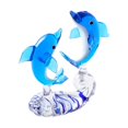 thumbnail image 1 of Dolphin Decor Dolphin Ornaments Craft Collection Sea Animal Tabletop Clear Glass D, 1 of 9
