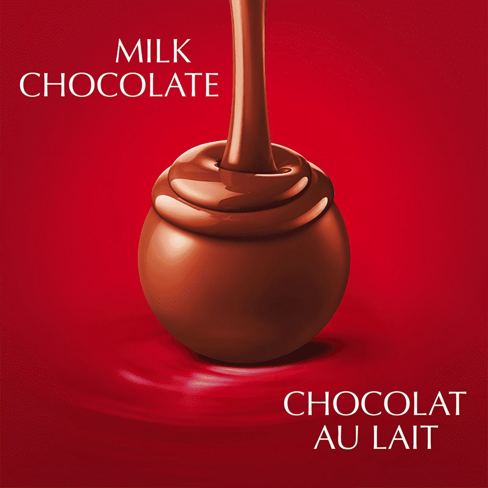 Truffes LINDOR au chocolat au lait de Lindt – Boîte (156 g)