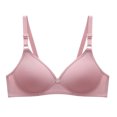 thumbnail image 1 of Kyusrd Full Coverage Bras For Women Adjustable Straps Wireless Push Up Small Cupt-Shirt Bralette Underwear Pattern Soild Color Soft Comfortable Underwear, 1 of 5