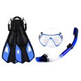 thumbnail image 1 of Ensemble de Snorkeling : Masque Ajustable, Haut de Plongée à Sec et Palmes pour un Confort Ultime!, 1 of 10