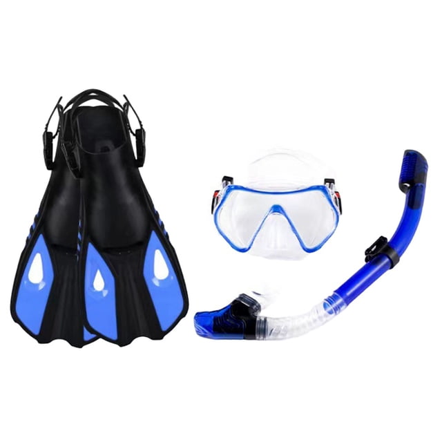 Ensemble de Snorkeling : Masque Ajustable, Haut de Plongée à Sec et Palmes pour un Confort Ultime!