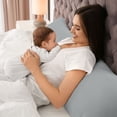 thumbnail image 2 of Unique Bargains Brushed Microfiber Pillowcase Body Pillow Pillowcase 1pc, 2 of 9