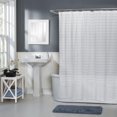 thumbnail image 1 of Cameron Fringe Cotton Fabric Shower Curtain, 1 of 6