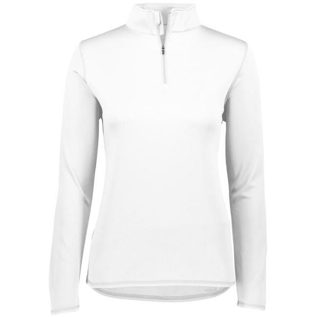 ASI 2787.005.3XL Pull à Fermeture Éclair 1/4 pour Femmes, Blanc - 3TG