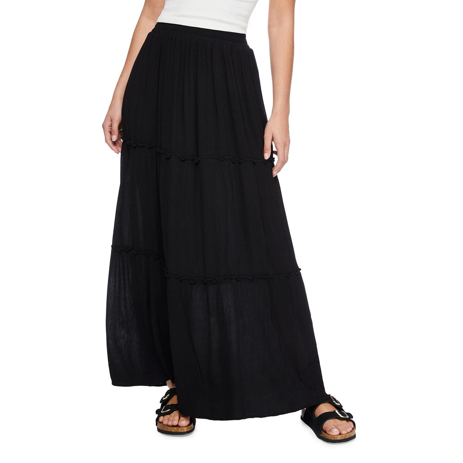 Wild Skye Women's Tiered Maxi Skirt